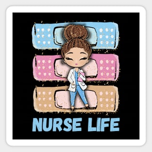 Pastel Nursing Life Nurse Magnet